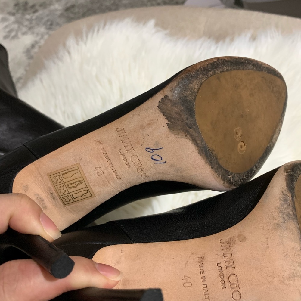 Jimmy Choo kid leather boots